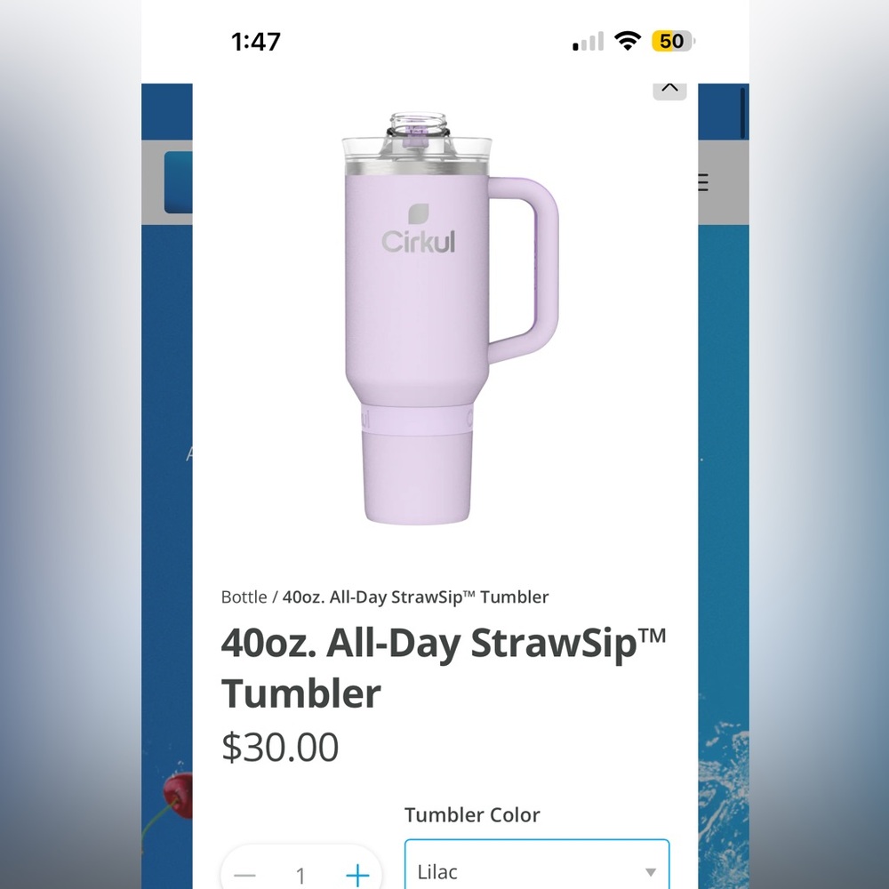 Cirkul tumbler 40 oz Bundle (Look at pics)